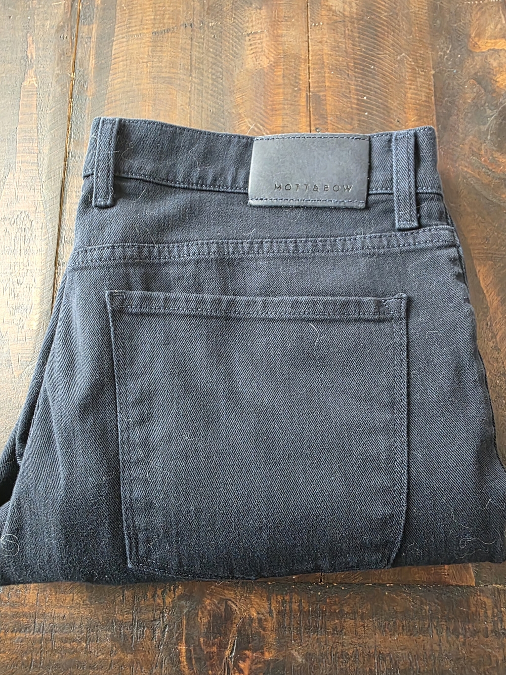 Mott & Bow Mercer Men’s Slim Black Jeans 35x34 Stretch Denim